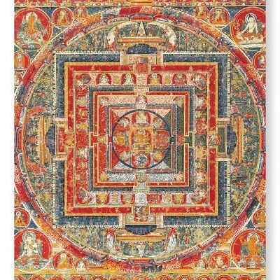 MANDALA DE MANJUVAJRA FINALES DEL 14 C. Lámina artística