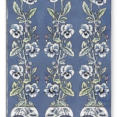 MINTON HOLLINS FLEURS EN POTS FIN DU 19ème S. Impression artistique