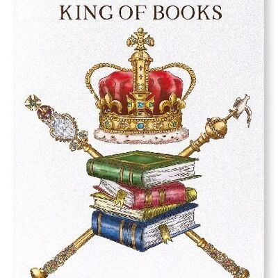 KING OF BOOKS Art Print