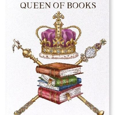 QUEEN OF BOOKS Art Print