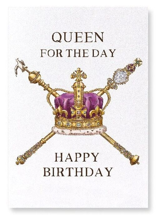 QUEEN FOR THE DAY Art Print