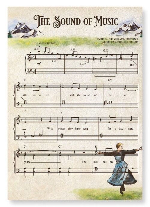 SOUND OF MUSIC Art Print