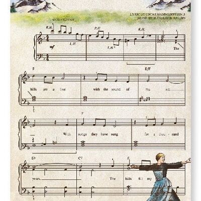 SOUND OF MUSIC Art Print