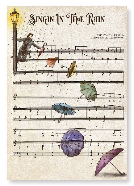 SINGIN’ IN THE RAIN Art Print