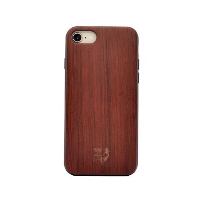 Custodia per iPhone 7/8 / SE 2020 in autentico legno di ciliegio