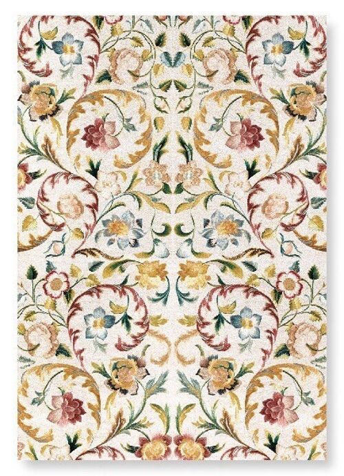 ITALIAN EMBROIDERED PANEL 19TH C  Art Print