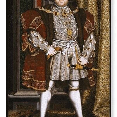 PORTRAIT OF KING HENRY VIII C.1536  Art Print