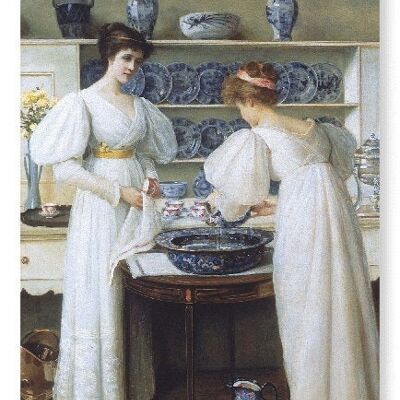 BLUE AND WHITE 1896  Art Print