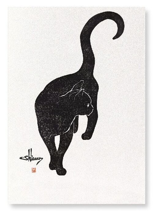 CAT NO.2 Japanese Art Print