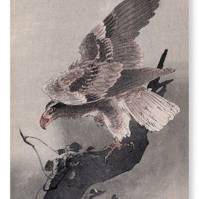 EAGLE AND TREE Japanese Art Print