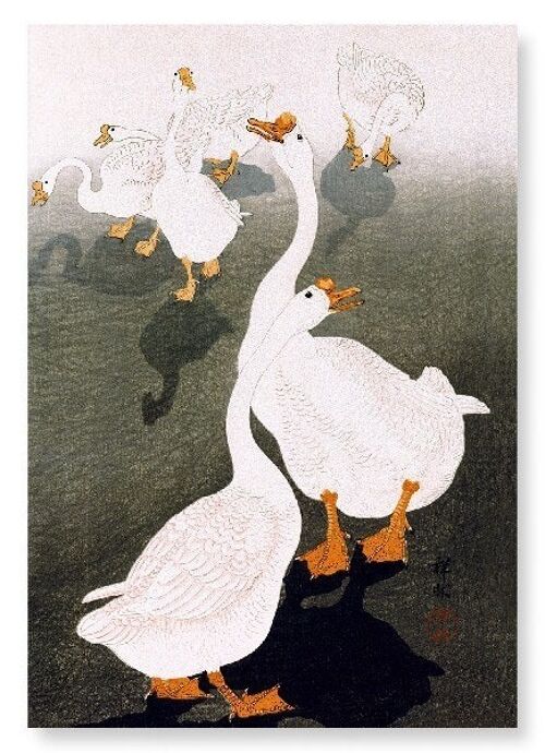 GEESE Japanese Art Print