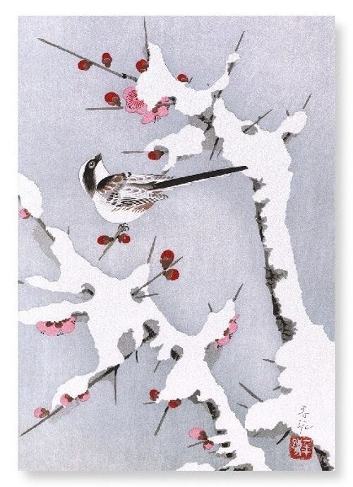 WINTER BLOSSOMS Japanese Art Print