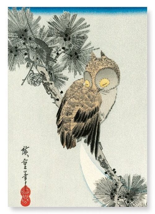 OWL Japanese Art Print