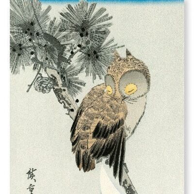 OWL Japanese Art Print