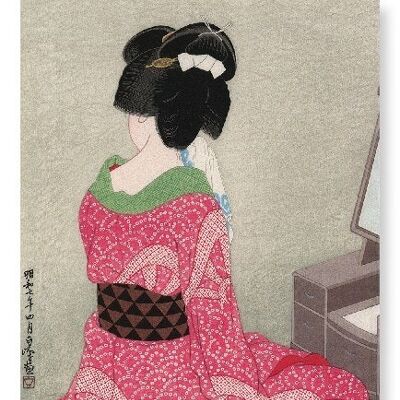 BEAUTY AND MIRROR Japanese Art Print