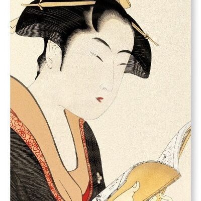 JAPANESE BEAUTY READING Japanese Art Print