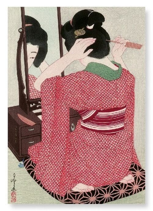 BEFORE THE MIRROR Japanese Art Print