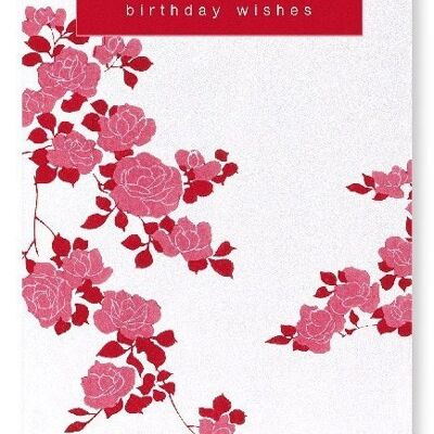 PINK BIRTHDAY ROSES Japanese Art Print