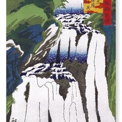 WASSERFALL IN NIKKO Japanischer Kunstdruck