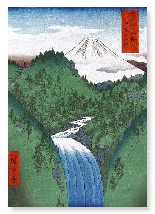 IZU MOUNTAINS Japanese Art Print