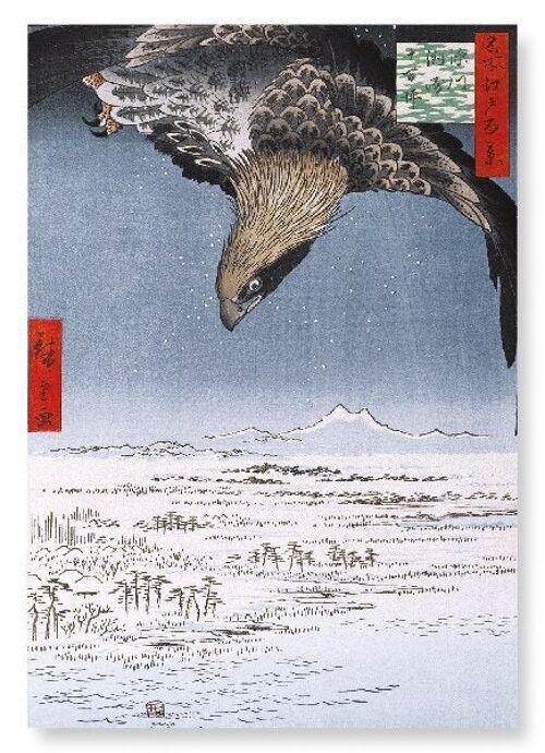 FUKAGAWA EAGLE Japanese Art Print