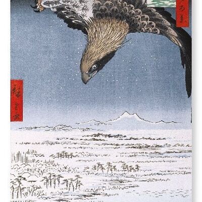 FUKAGAWA EAGLE japanischer Kunstdruck