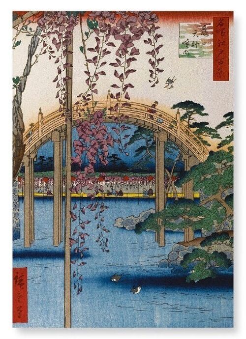 KAMEIDO SHRINE Japanese Art Print