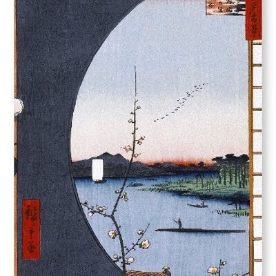 VIEW FROM SHRINE Japanese Art Print