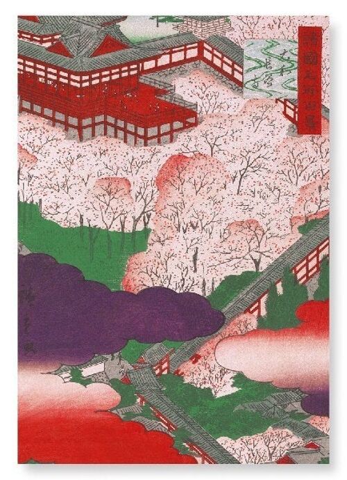 YAMATO HASE TEMPLE Japanese Art Print