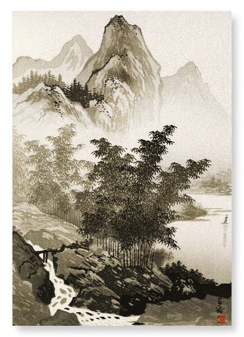 ZEN BAMBOO GROVE Japanese Art Print