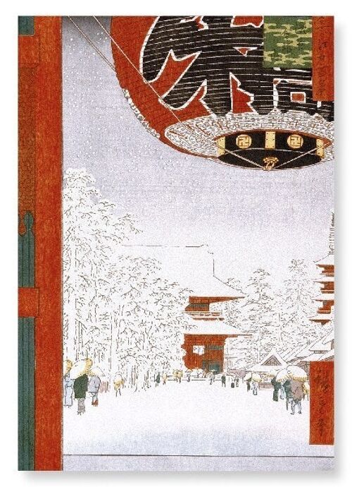 TEMPLE IN ASAKUSA Japanese Art Print