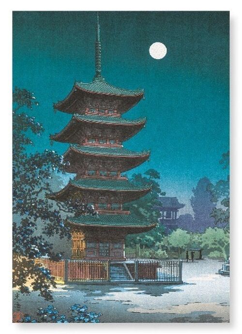 ASAKUSA KINRYUZAN TEMPLE 1938  Japanese Art Print