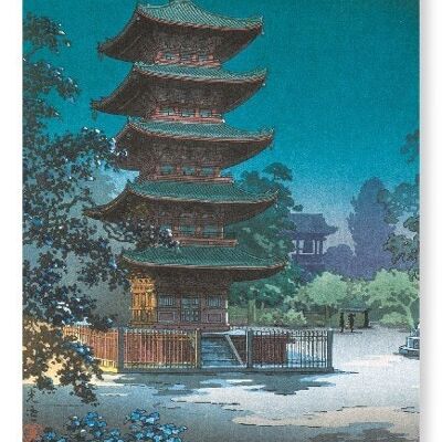 ASAKUSA KINRYUZAN TEMPLE 1938  Japanese Art Print