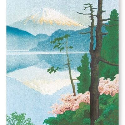 MOUNT FUJI VON TAGANOURA C. 1930 Japanischer Kunstdruck