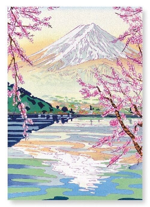 MOUNT FUJI SPRINGTIME Japanese Art Print