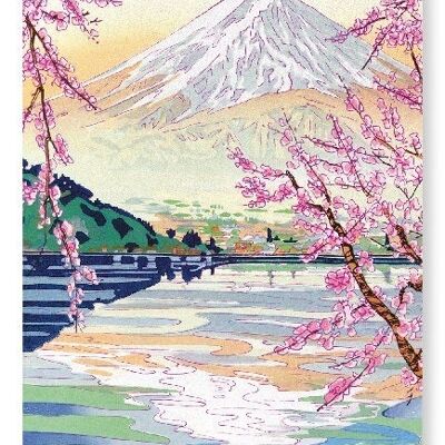 MOUNT FUJI SPRINGTIME Japanese Art Print