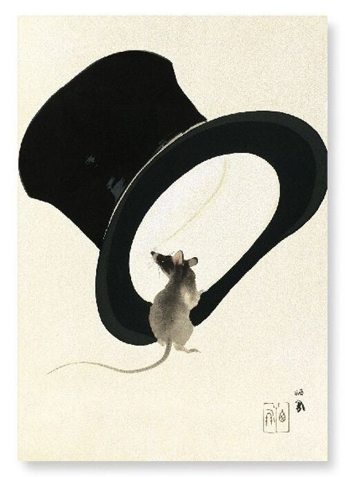 MOUSE AND TOP HAT 1912  Japanese Art Print