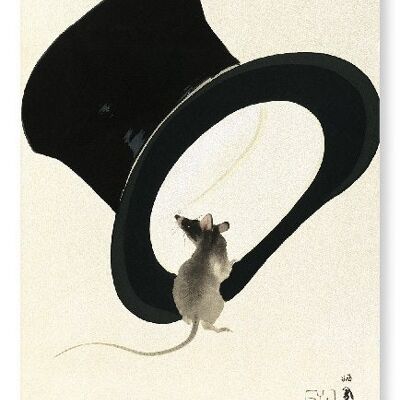 MOUSE AND TOP HAT 1912  Japanese Art Print