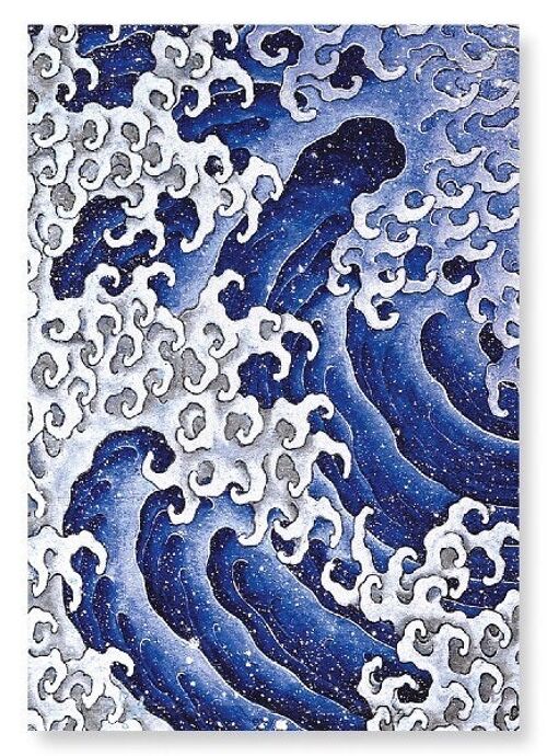 MASCULINE WAVES Japanese Art Print