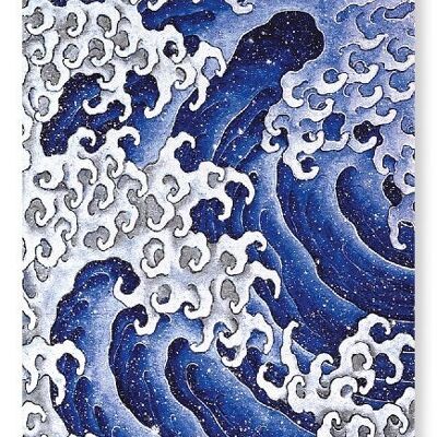 MASCULINE WAVES Japanese Art Print