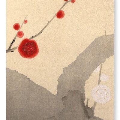 FLEURS DE FLEURS DE PRUNE Impression artistique japonaise