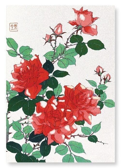 ROSES Japanese Art Print
