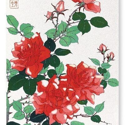 Rosen japanischen Kunstdruck