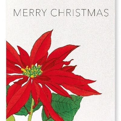 CHRISTMAS POINSETTIA  Japanese Art Print