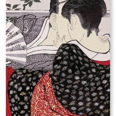 UPSTAIRS ROOM OF A TEAHOUSE Japanese Art Print