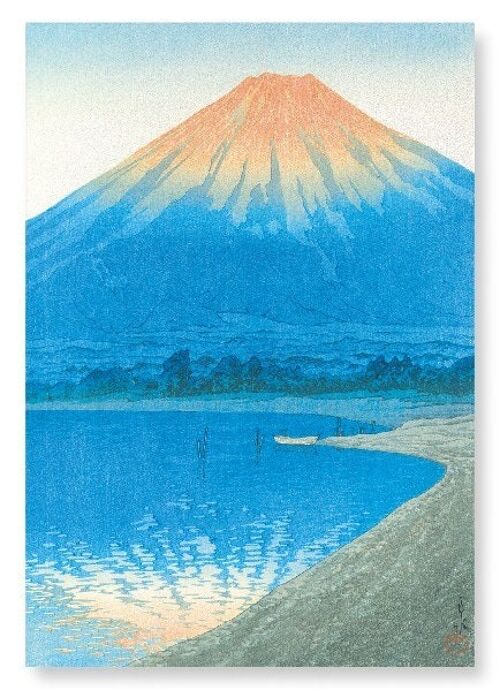 DAWN ON LAKE YAMANAKA Japanese Art Print