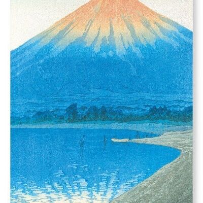 DAWN ON LAKE YAMANAKA Japanese Art Print