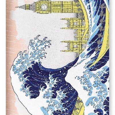 GREAT WAVE OF LONDON Japanese Art Print