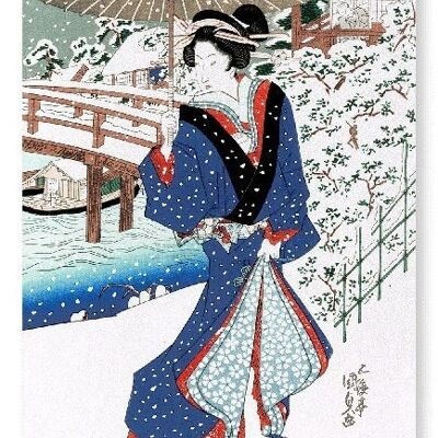 WINTER SCHÖNHEIT Japanischer Kunstdruck