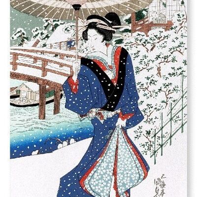 WINTER BEAUTY Japanese Art Print